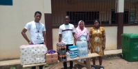 FOHA DONATES PPEs TO KOBEDI HEALTH CENTRE