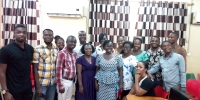 HOD MEETING WITH STAFF OF REGIONAL HOSPITAL - SUNYANI EMERGENCY DEPARTMENT ENDS WITH HIGH TEAM SPIRIT