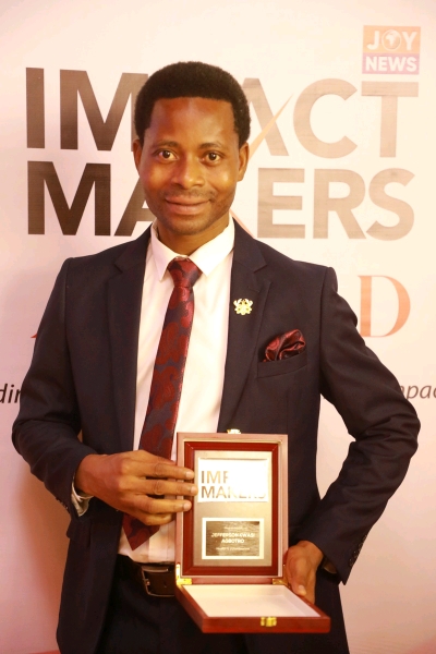 JEFFERSON KWASI AGBOTRO WINS JOYNEWS IMPACT MAKERS AWARD