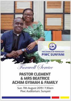 CONGRATS TO YOU REV.CLEMENT ACHIM GYIMAH FOR OUTSTANDING LEADERSHIP