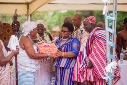 PROF. LYDIA AZIATO - UHAS VC HONOURED BY THE CHIEFS &amp; PEOPLE OF HER HOMETOWN